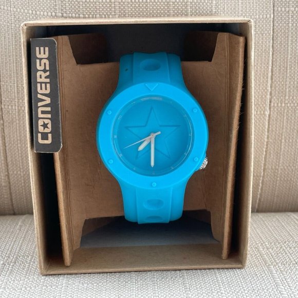 Converse Accessories - Converse Wristwatch Blue Rubber Band sport Analog Quarts unisex Watch $75